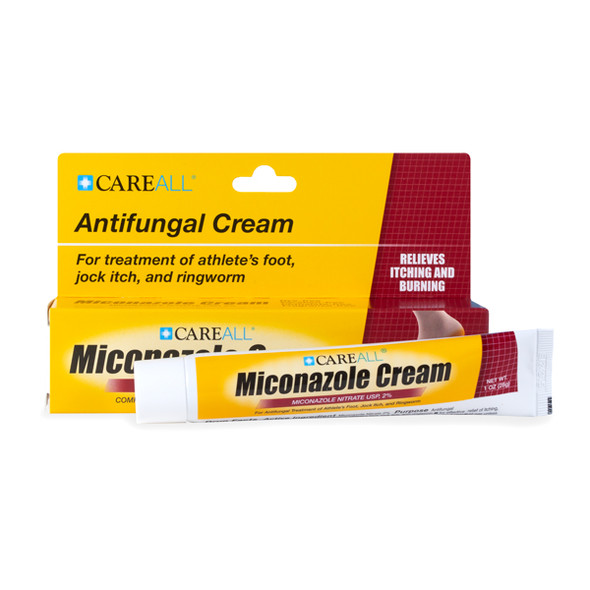 New World Imports CareAll 1 oz. Miconazole Nitrate Antifungal Cream, 3 boxes of 24 tubes per case (72 tubes)