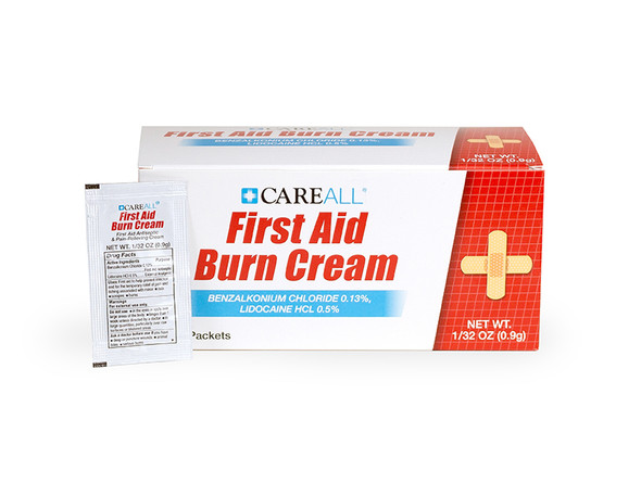 New World Imports CareAll 0.9g First Aid Burn Packet (144 per box), Bulk Case Pack for Facility Programs