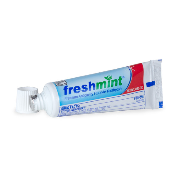 New World Imports Freshmint .85 oz. Premium Anticavity Fluoride Toothpaste with Safety Seal (ADA Approved)