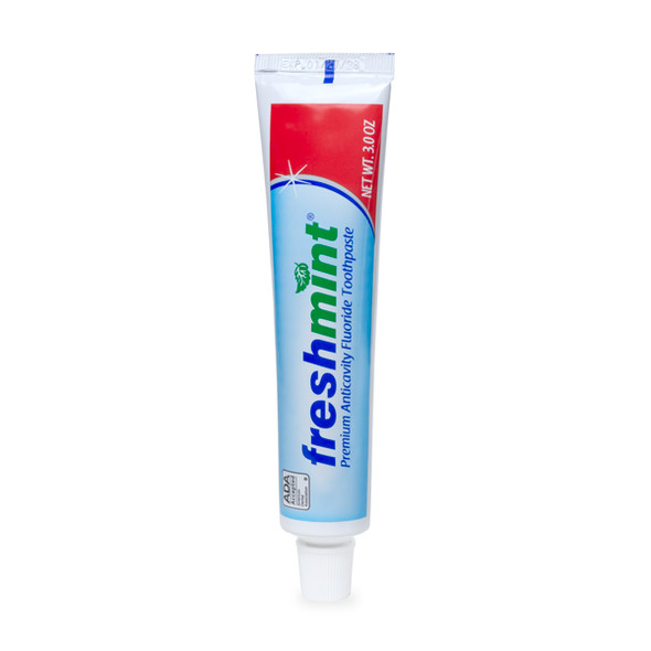 New World Imports Freshmint 3.0 oz. Premium Anticavity Fluoride Toothpaste (ADA Approved), 72 tubes/case
