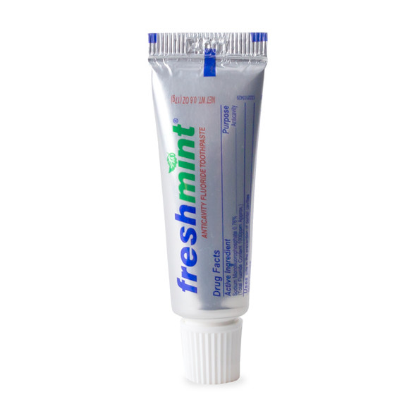 New World Imports Freshmint 0.6 oz. Anticavity Fluoride Toothpaste, 5 boxes of 144 tubes/case (720 tubes)