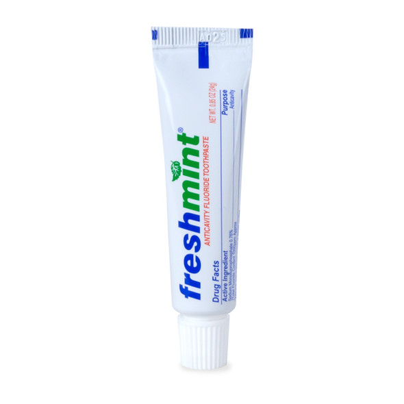 New World Imports Freshmint 0.85 oz. Anticavity Fluoride Toothpaste, 5 boxes of 144 tubes/case (720 tubes)