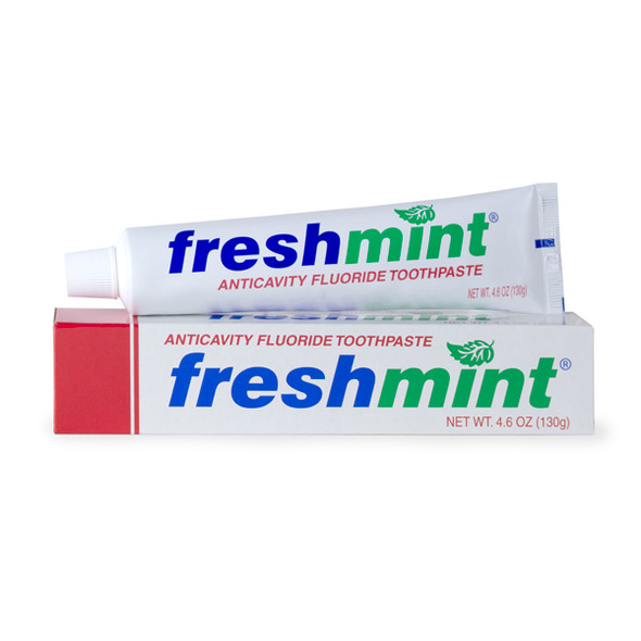 New World Imports Freshmint 4.6 oz. Anticavity Fluoride Toothpaste, 60 tubes/case, Case Pack