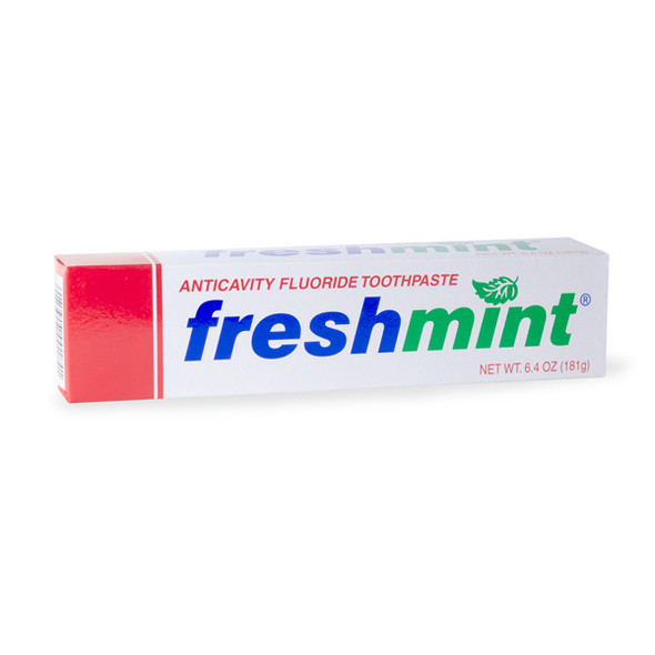 New World Imports Freshmint 6.4 oz. Anticavity Fluoride Toothpaste, 48 tubes/case, Case Pack