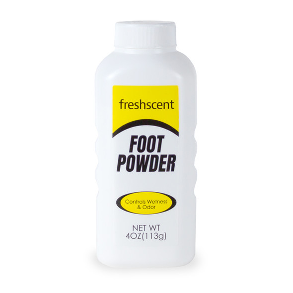 New World Imports Freshscent 4 oz. Foot Powder, 48 bottles/case, Bulk Case Pack for Facility Programs