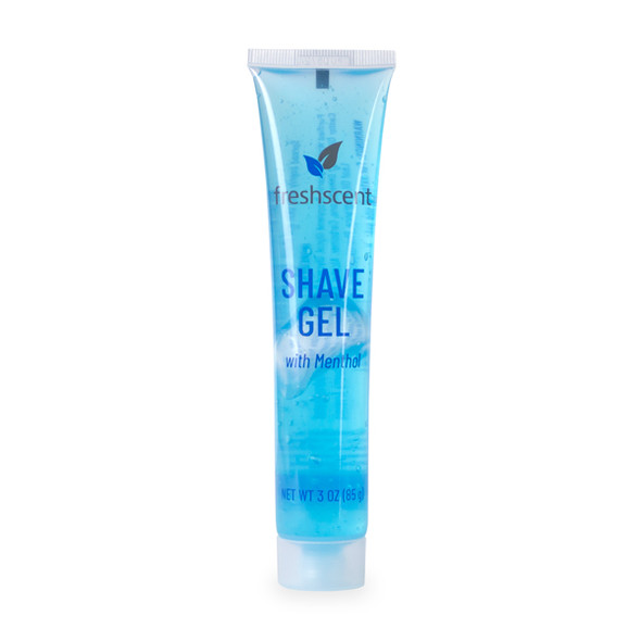 New World Imports Freshscent 3 oz. Shave Gel Tube, Bulk Case Pack for Facility Programs Value