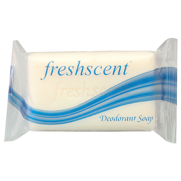 New World Imports Freshscent #5 (4.4oz) Deodorant Soap, 100 bars/case, Bulk Case Pack for Facility Programs