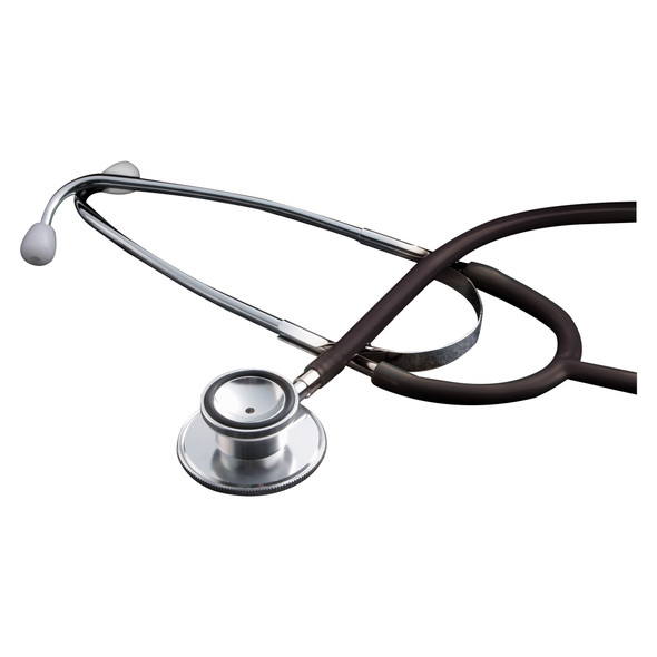 Dukal Stethoscope, Dual Head , 22", Black, Non-Sterile, 1/Box, 100 per Case, for Stethoscopes