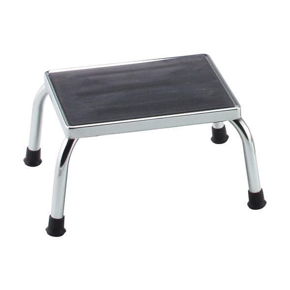 Dukal Foot Stool, Chrome, Non-Sterile, 1/Each, 11" x 14" Platform, 1 per Case, for Lab & Medical Stools