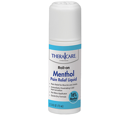 Veridian TheraCare Menthol Pain Relief Roll-On – MAXIMUM STRENGTH RELIEF , TOPICAL ANALGESIC 