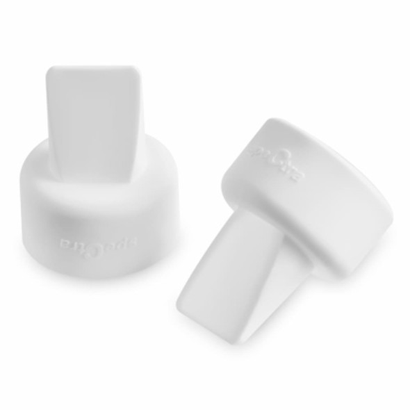 Spectra Duckbill Valve Set – Closed System Breast Pump Valve Replacement for S1, S2, SG, 9 Plus, BPA-Free Silicone (2 Pack)