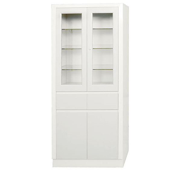 UMF Medical Large Instrument Storage and Supply Cabinet – 20 Gauge Steel Construction, 66.5 in Height, 31.5 in