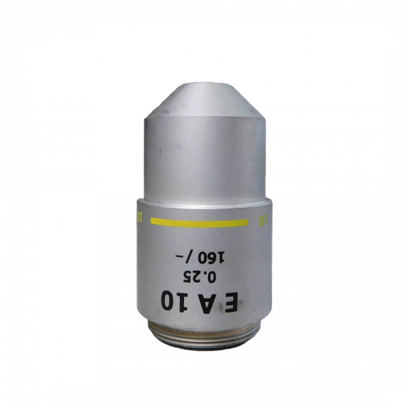 Unico 10X DIN Achromat Objective – 0.25 Numerical Aperture, Medium Magnification, Compatible with Standard