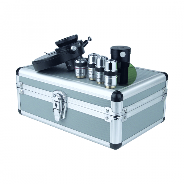 Unico Infinity Phase Microscope – Trinocular Head, Infinity Plan Phase Objectives, LED Illumination, 18 lb