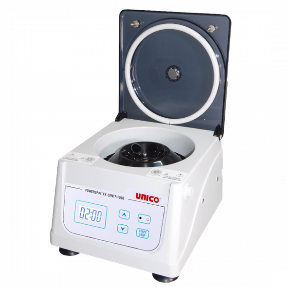 Unico Powerspin FX Centrifuge – Fixed Speed 3400 Rpm, 6-Place Rotor, 2-15 mL Tube Capacity