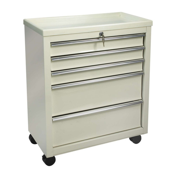 Lakeside Super Saver 5-Drawer Bedside Cart – Compact 29 in Height, Unique Drawer Configuration, 83 lb Weight Lakeside Super Saver 5-Drawer Bedside Cart – Compact 29 in Height, Unique Drawer Configuration, 83 lb Weight