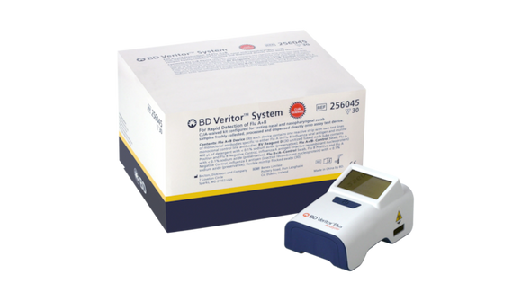 BD Veritor System for Rapid Detection of Flu a+b – CLIA-Waived Kit, 30 Tests per Box, 1095-Day Shelf Life