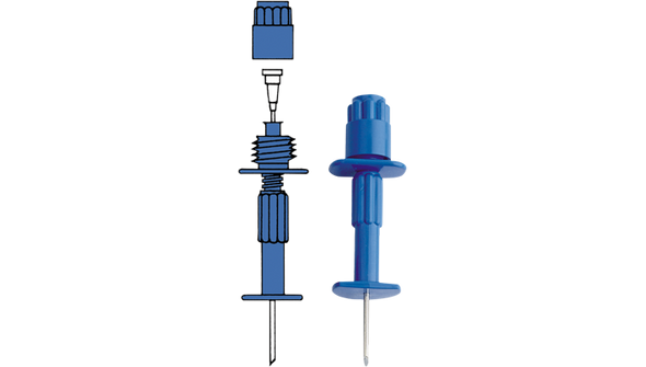 BD Illinois Sternal Iliac Bone Marrow Aspiration Needle – Adjustable Depth Guard, 18 g, 9/16 – 1/2 in Length