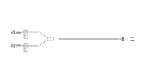 BD Smartsite Extension Set – Smallbore, 2 Needle-Free Connectors, 9.5 in Length, 0.4 mL Priming Volume