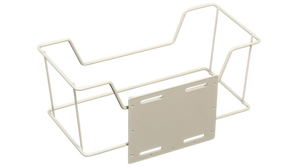 BD Sharps Container Wire Bracket – Metal Construction, Beige, 12.4 x 5.7 x 6 in, Compatible with 2 & 3 Gallon