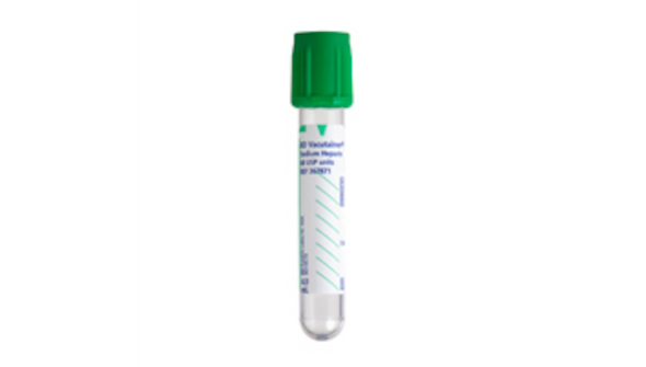 BD Vacutainer Heparin Tubes – 13x75 Mm, 4 mL Draw Volume, BD Hemogard Closure, Sodium Heparin 75 USP Units