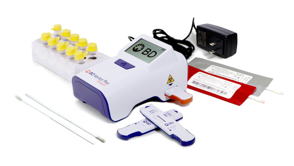 BD Veritor System for Rapid Detection of SARS-Cov-2 & Flu a+b – 30 Tests per Box, 485-Day Shelf Life
