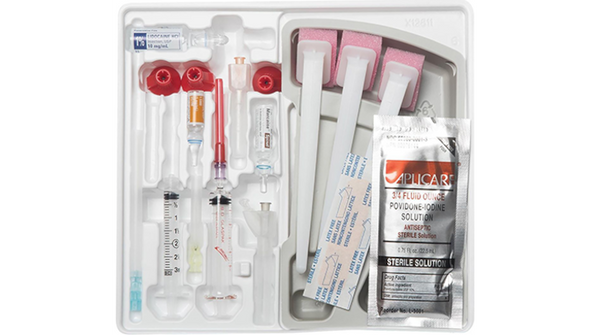 BD Spinal Tray with Whitacre Needle – 22 G x 3.5 in. Needle, Lidocaine HCL (1%) 5 mL, Bupivacaine HCL,