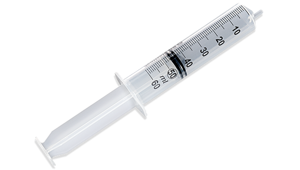BD Plastipak Eccentric Luer Slip Tip Syringe – 50 mL Capacity, Sterile, Disposable, Case of