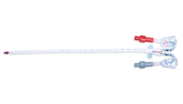 BD Duoglide Short-Term Curved Extension Dialysis Catheter – 13 Fr Dual Lumen, 15 cm Insertion Length