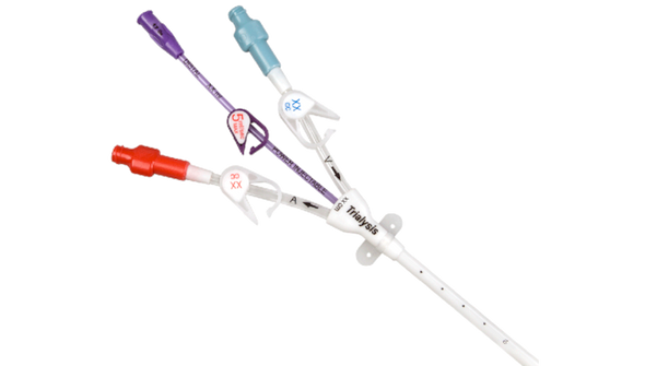 BD Power-Trialysis Slim-Cath Short-Term Dialysis Catheter – 20 cm, Straight Extension Legs