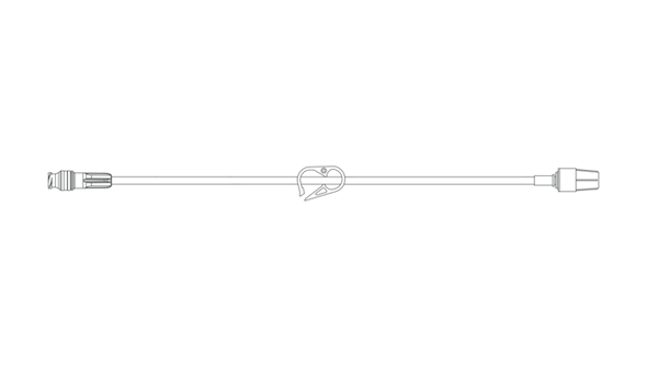 BD Smartsite Extension Set – Smallbore, Needle-Free Connector, Pressure Rated 325 Psi, 1 PC RLL