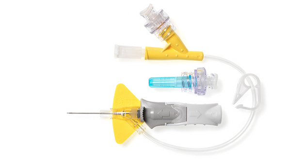 BD Nexiva Closed IV Catheter System – Dual Port, BD Q-Syte Needle-Free Connector, 24 g X 0.56 in