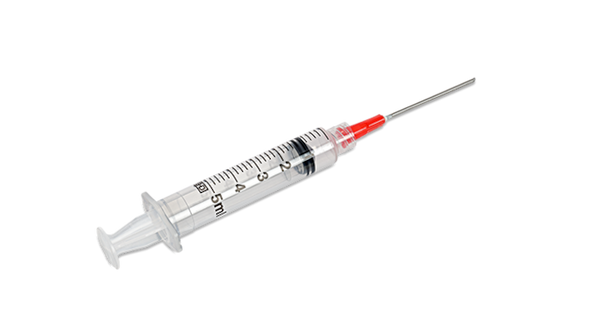 BD 5 mL Luer-Lok Syringe with Attached Blunt Fill Needle – 18 g X 1-1/2 in, 100/box Packaging
