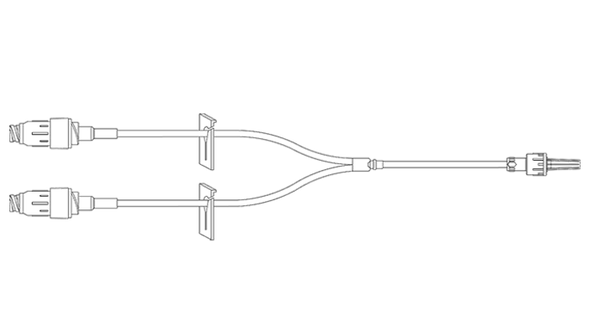 BD Maxplus Extension Set – Minibore Tubing, 2 Maxplus Clear Needle-Free Connectors, 15 cm (6 in) Length