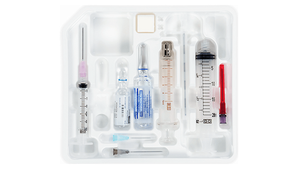 BD Perisafe Epidural Tray with Weiss Needle – 18 g X 3.5 in Needle, Lidocaine Hcl, Standard Tray, 10/case