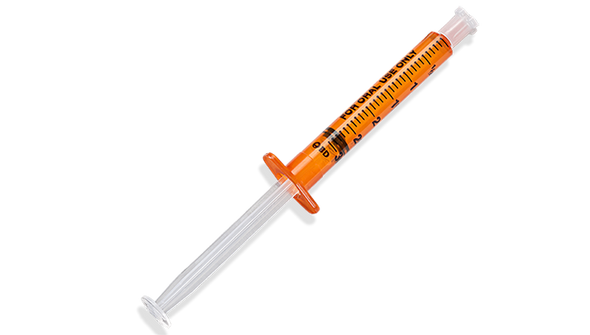 BD Amber Oral Syringe – 3 mL Capacity, Slip Tip, Disposable, Single-Use, 100 Shelfpack, 12.123 × 7.123 ×