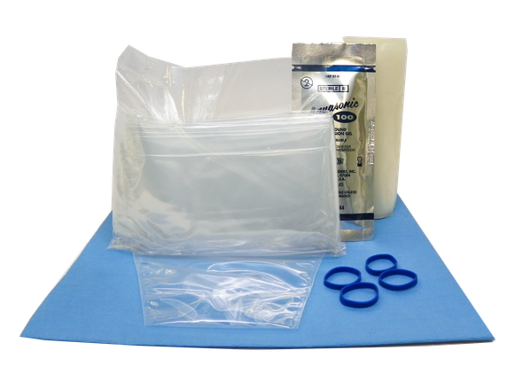 Aspen Surgical Sterile Clear Probe Cover Kit – 6 – 3 X 96 in, Polyethylene, Telescopic Fold, Single – Use