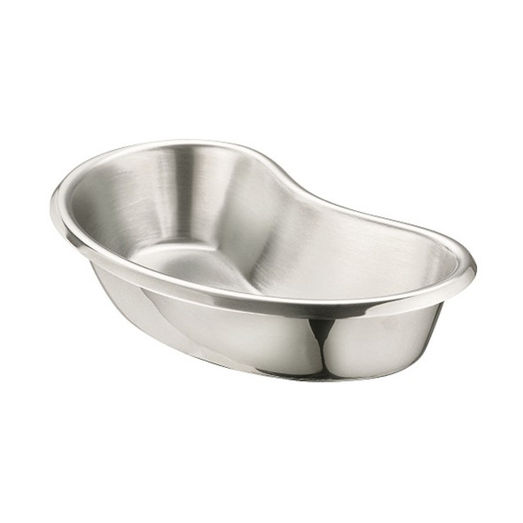 Dukal Tech-Med Stainless Steel Emesis Basin – 18/8 Stainless Steel, 6 in Size, 12/BX Packaging