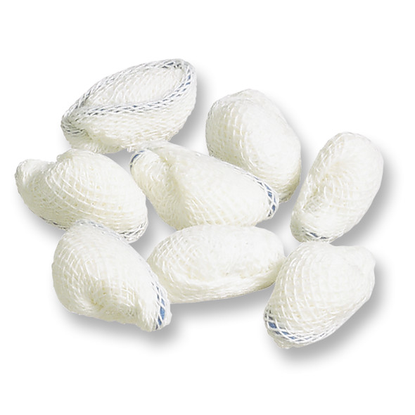 Dukal Ray Detectable Peanut Sponges – 3/8 in Size, Sterile 100% Cotton, 5/PK, 100 PK/CS, 1.25 lb