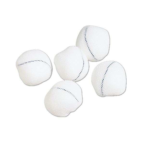 Dukal Sterile X-Ray Detectable Round Stick Sponges – 1-1/2 in Size, 100% Cotton Gauze, 10/BG, 50 BG/CS