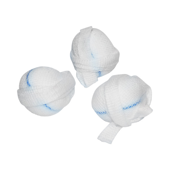 Dukal X-Ray Detectable Tonsil Sponges – Large 1 in Size, Non-Sterile, 100/BG, 5 BG/CS, 2.45 lb