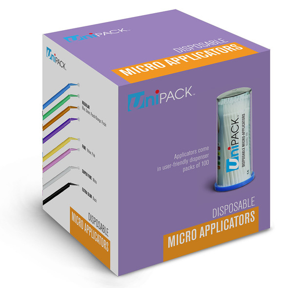 Dukal Micro Applicators – Fine Brush Head, Non – Linting Fibers, 400/bx, 16 Bx/cs – brand_name Unipack