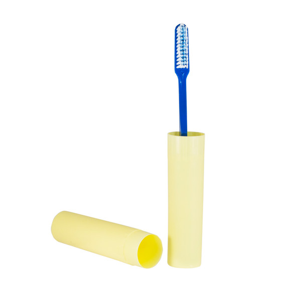 Dukal DawnMist Toothbrush Holder – Ivory Color, Vented Cap Design, Non-Sterile, 100/CS, 4.05 lb Case