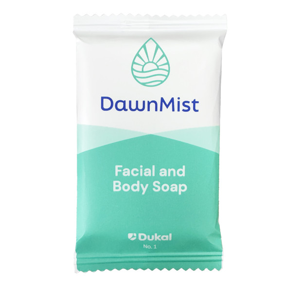 Dukal Facial Bar Soap – Gentle Formula, 0.9 oz, Individually Wrapped, 1/PK, 500 PK/CS, 29.3 lb Case