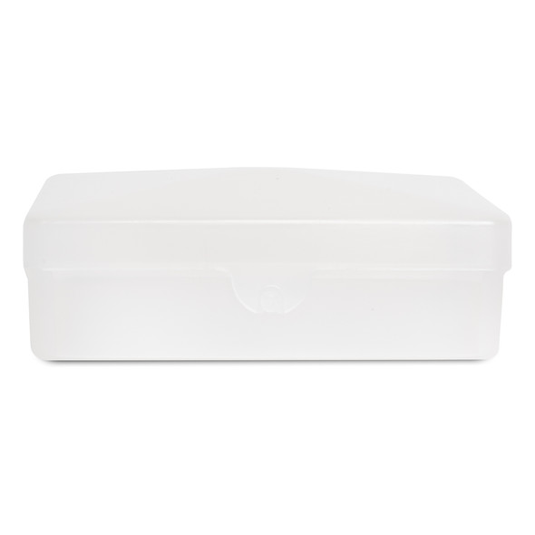 Dukal Soap Box with Hinged Lid – Clear Color, 5.6 lb Weight, 1/pk Packaging – brand_name DawnMist
