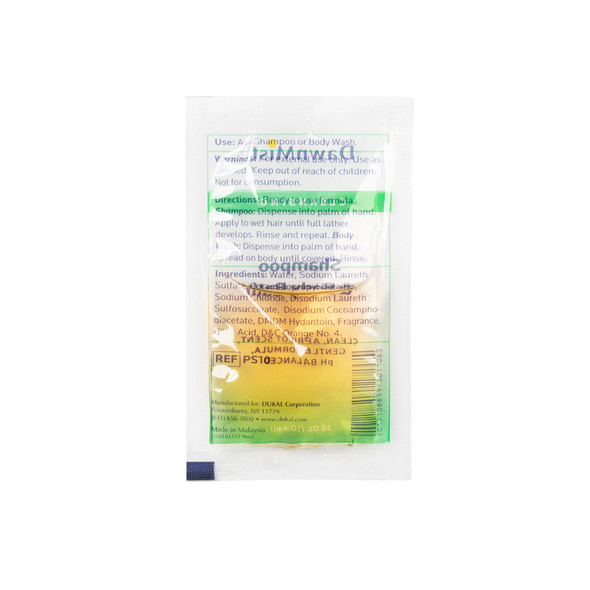 Dukal DawnMist Shampoo and Body Wash Sachet – .35 oz, Gentle pH Balanced Formula, 100/BG, 10 BG/CS