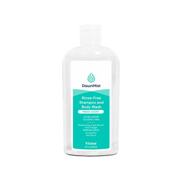 Dukal Rinse Free Shampoo and Body Bath – 8 oz, Paraben – Free, Mild Ph Balanced Formula – brand_name DawnMist