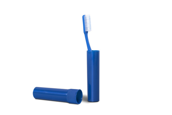 Dukal DawnMist Toothbrush Tube – Large Size, Blue Color, 72/Case Packaging, 3.45 lb Weight