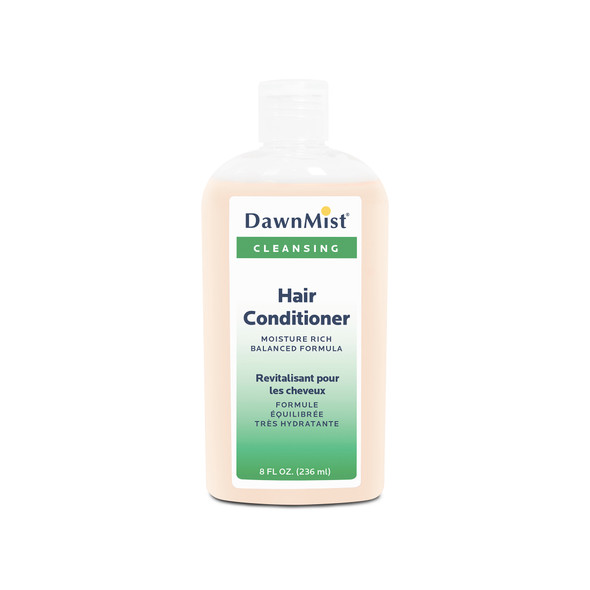 Dukal DawnMist Hair Conditioner – 8 oz Bottle, Alcohol-Free Formula for Soft, Manageable Hair