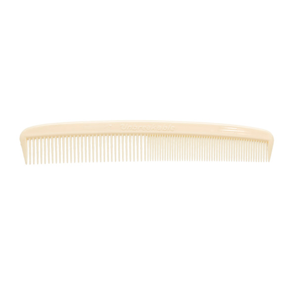 Dukal DawnMist 7-Inch Ivory Comb – Rounded Tines for Gentle Grooming, Non-Sterile, 1440/Case, 15.2 lb